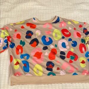 Colorful Patterned Sweatshirt